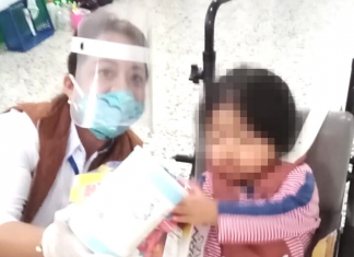 Niños que atiende el Hogar Hermano Pedro en Xela fueron beneficiados con alimentos, cereales y fórmula.