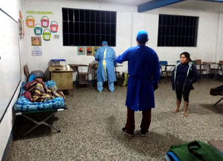 Al menos 8 familias fueron albergadas en El Palmar porque fueron afectadas por la lluvia de las últimas horas en Quetzaltenango.