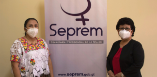 La Secretaria de la SOSEP, Thelma Portillo, sostuvo una reunión con la Subsecretaria de la SEPREM, Silvia Hernández.