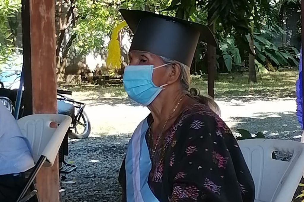 Integrante del grupo de adultos mayores que indicó que todo esfuerzo tiene recompensa