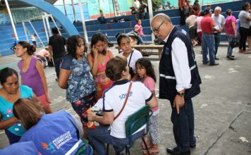 El Secretario de SOSEP hace presencia en el Albergue Instituto Simón Bergaño y Villegas en el Departamento de Escuintla.