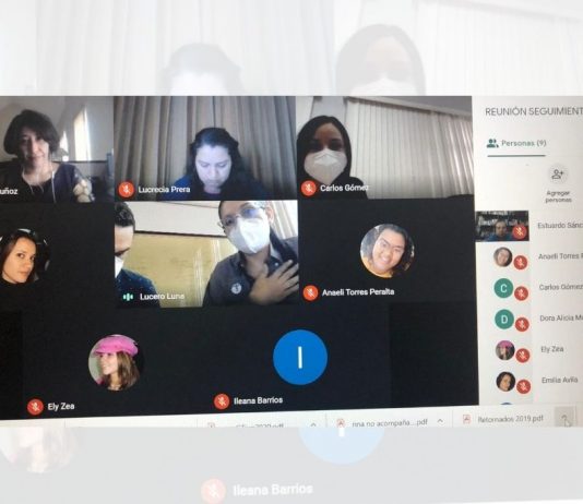 Reunión de seguimiento sobre atención a niñez y adolescencia migrante.